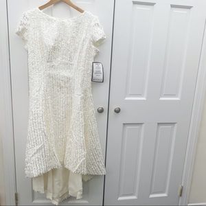 B Michael America Red Collection Applique Dress